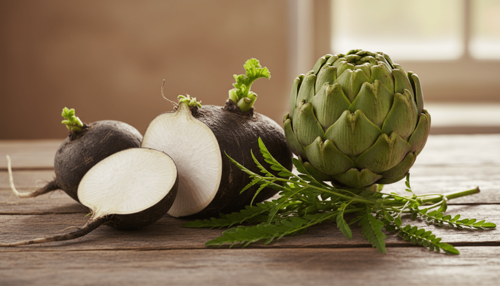 découvrez comment le radis noir, l'artichaut et le desmodium peuvent aider à la détoxification du foie et nettoyer efficacement votre organisme pour un bien-être optimal.