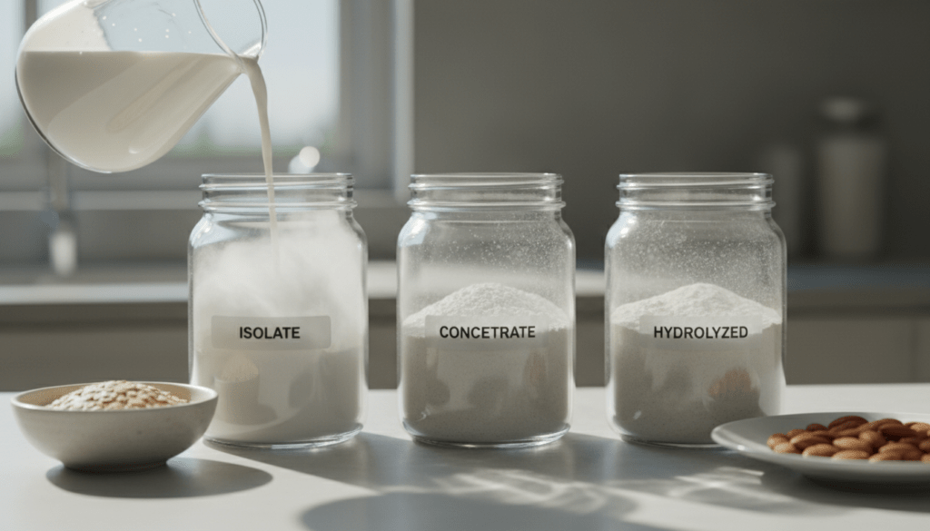 découvrez notre guide complet pour choisir la whey protéine idéale : isolate, concentrée ou hydrolysée. comprenez leurs différences et avantages pour optimiser vos résultats.