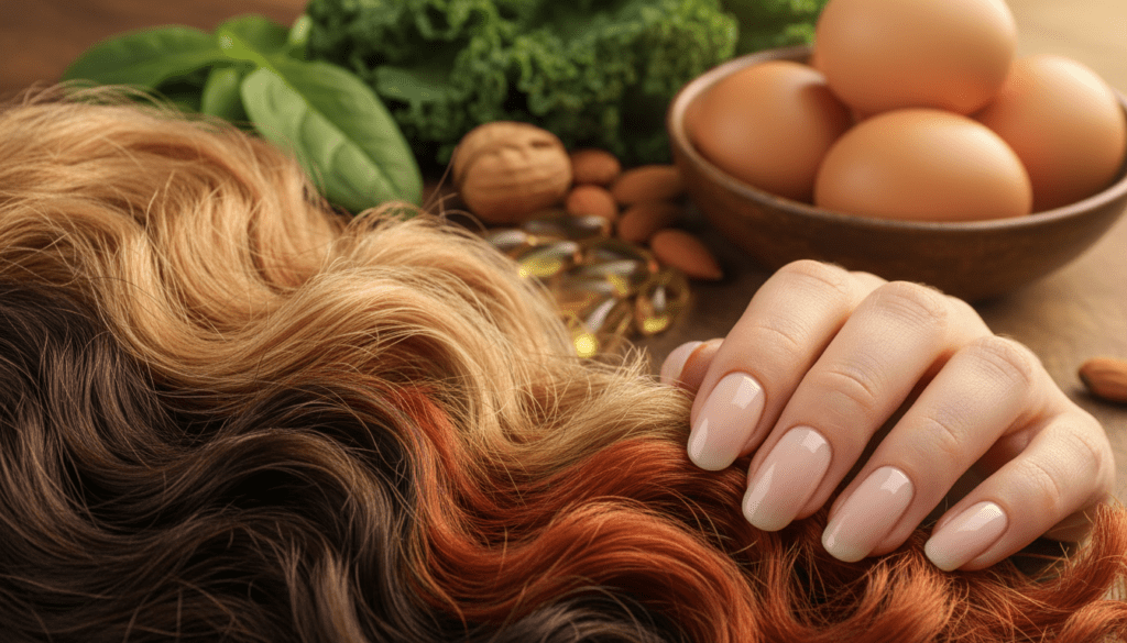 découvrez comment la biotine (vitamine b8) peut revitaliser vos cheveux et renforcer vos ongles cassants grâce à ses bienfaits naturels. un véritable miracle pour une beauté éclatante au quotidien.