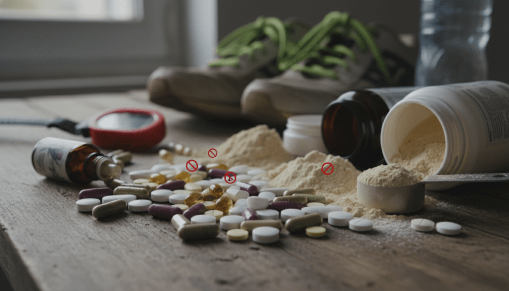 découvrez la liste complète des substances interdites aux sportifs dans les compléments alimentaires afin de prévenir le dopage et pratiquer votre sport en toute sécurité.