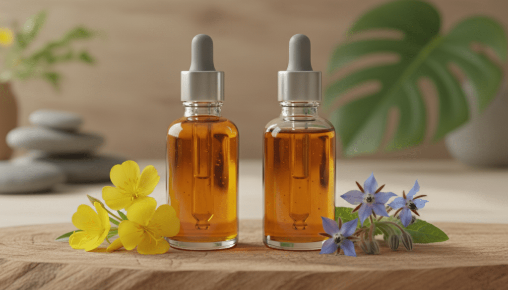 découvrez les bienfaits de l'huile d'onagre et de bourrache, un duo efficace pour nourrir la peau sèche et soulager les troubles liés aux règles naturellement.