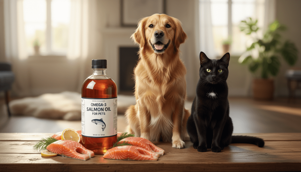 découvrez notre huile de saumon riche en oméga 3, idéale pour améliorer la santé du poil et des articulations de votre chien et chat. un complément naturel pour leur bien-être au quotidien.