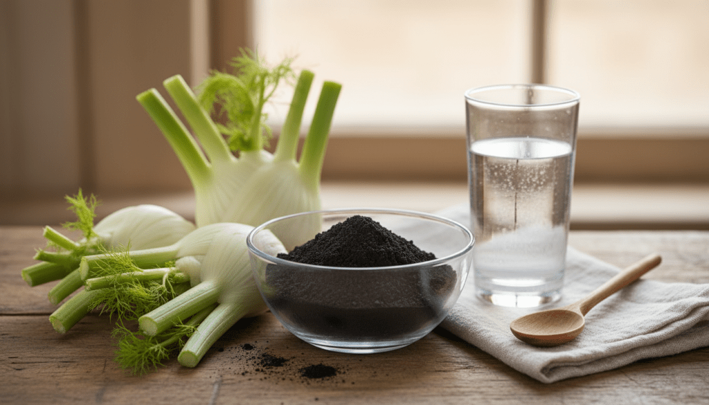 découvrez comment le charbon végétal et le fenouil peuvent vous aider à obtenir un ventre plat en réduisant les ballonnements naturellement et efficacement.