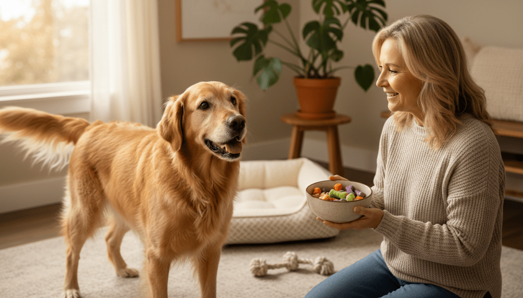 découvrez comment les vitamines pour chiens seniors peuvent redonner énergie et vitalité à votre animal âgé. conseils et solutions naturelles pour un compagnon en pleine forme.